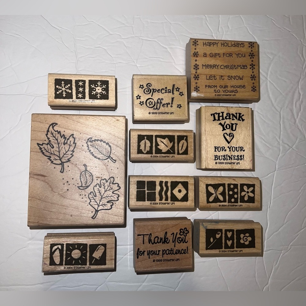 Vintage Stampin Up! Rubber Stamps